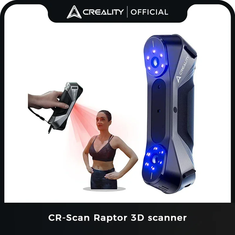 Scanner 3D Creality CR-Scan Raptor per scanner portatile per stampa 3D con precisione di 0,02 mm Luce blu industriale per K1C/K1/K1 Max