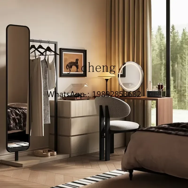 for R1 Retro Style Dresser Integrated Small Apartment Bedroom Bedside Three Bucket Cabinet Storage Cabinet Makeup Table