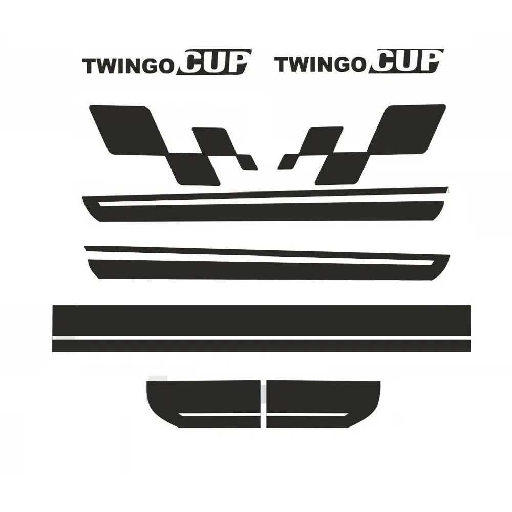 set Graphic for Renault Racing Twingo Rs Mug Sticker Decals fd-032