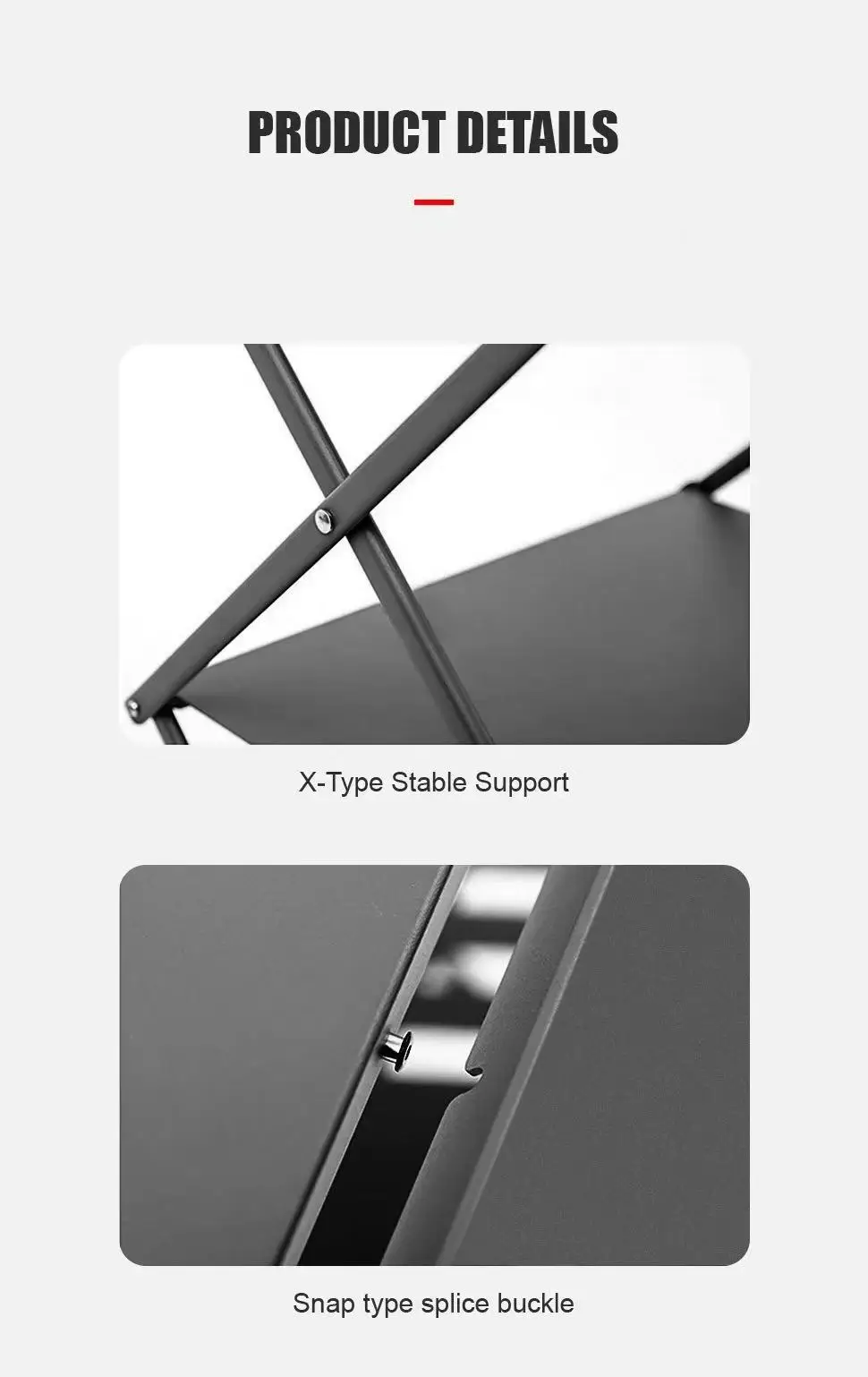 ثلاثة طبقات رف في الهواء الطلق للطي تخزين الرف المحمولة سطح المكتب المنظم رفوف نزهة شواء تخزين الرف الجدول #6