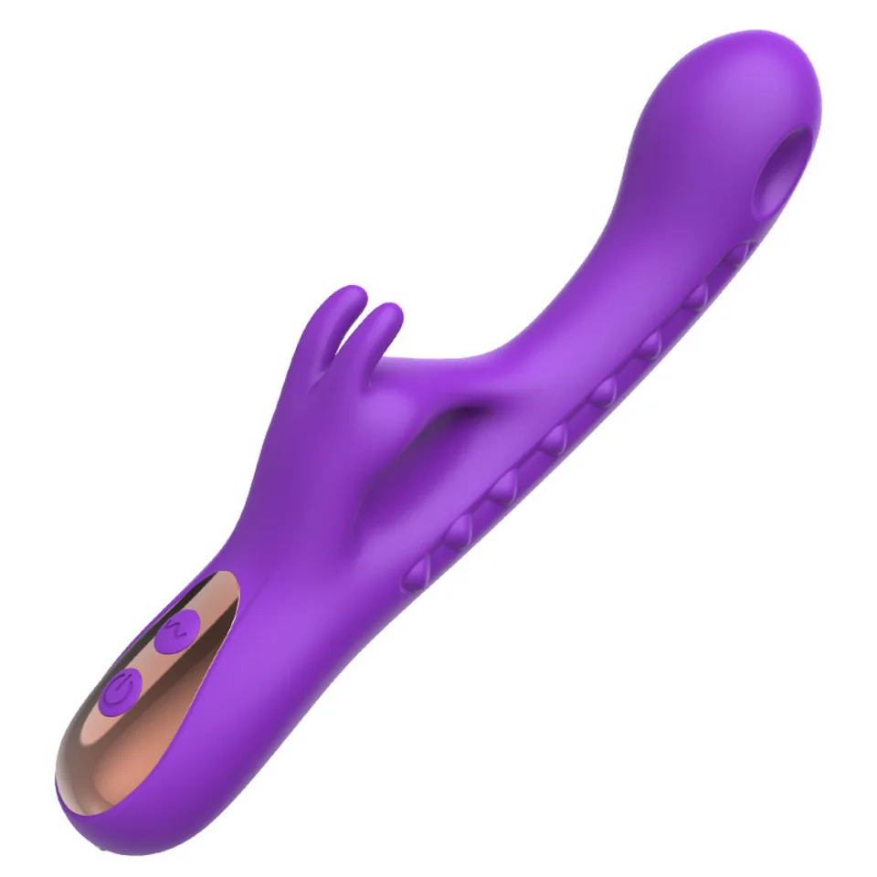 Rechargeable Crocodile-shaped G-spot Vibrator For Adults Dual Motors Internal External Stimulation USB Liquid Silicone Material