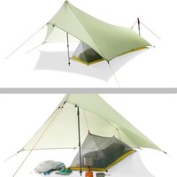 HIKEBURGER Xunshan 1P Tarp Tent Outdoor Camping Mini Shelter Quick Set-up Ultralight Backpack Hiking Waterproof
