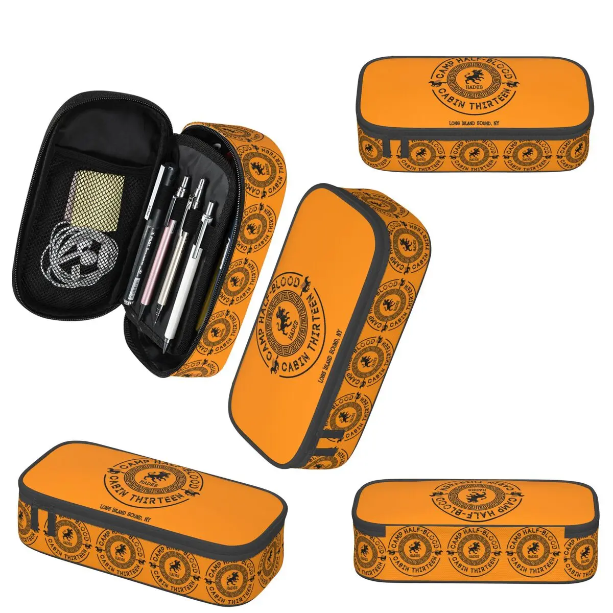 المقصورة ثلاثة عشر هاديس بيرسي جاكسون كامب نصف الدم مقلمة ل Studen صندوق القلم حقيبة أقلام رصاص لوازم مكتبية حامل قلم حقيبة