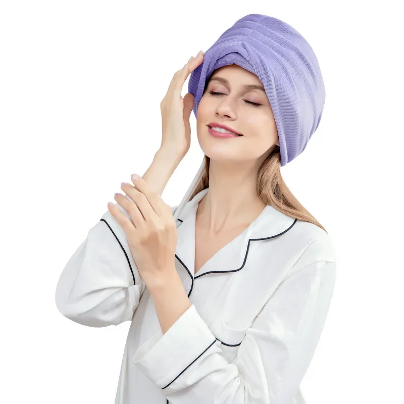 Electric Air Pressure Head Massager Heating Head with Bandana Head Airbag Massage Leather Deep Massage Headache Relax