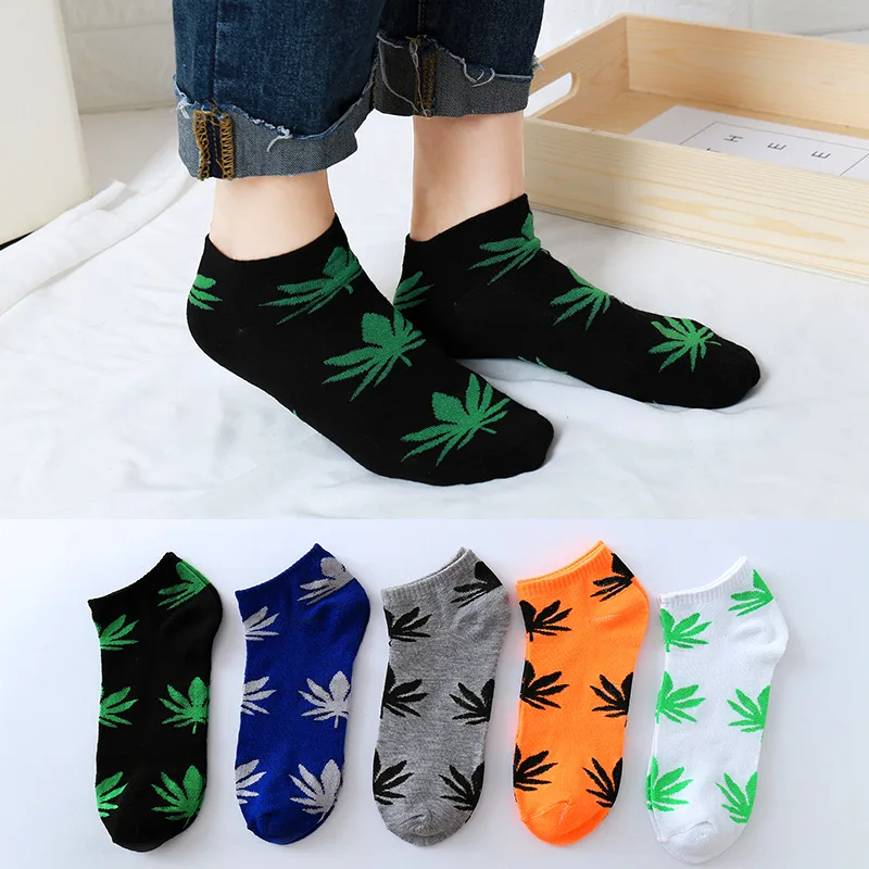 

Unisex fashion Harajuku skarpetki weed socks cotton street fashion hip hop socks happy fun calcatenes hip hop men's sock Loss sa