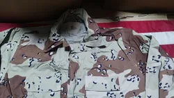 Outdoor tactical DBDU combat suit camouflage loose and versatile drawstring  pants work pants long pants