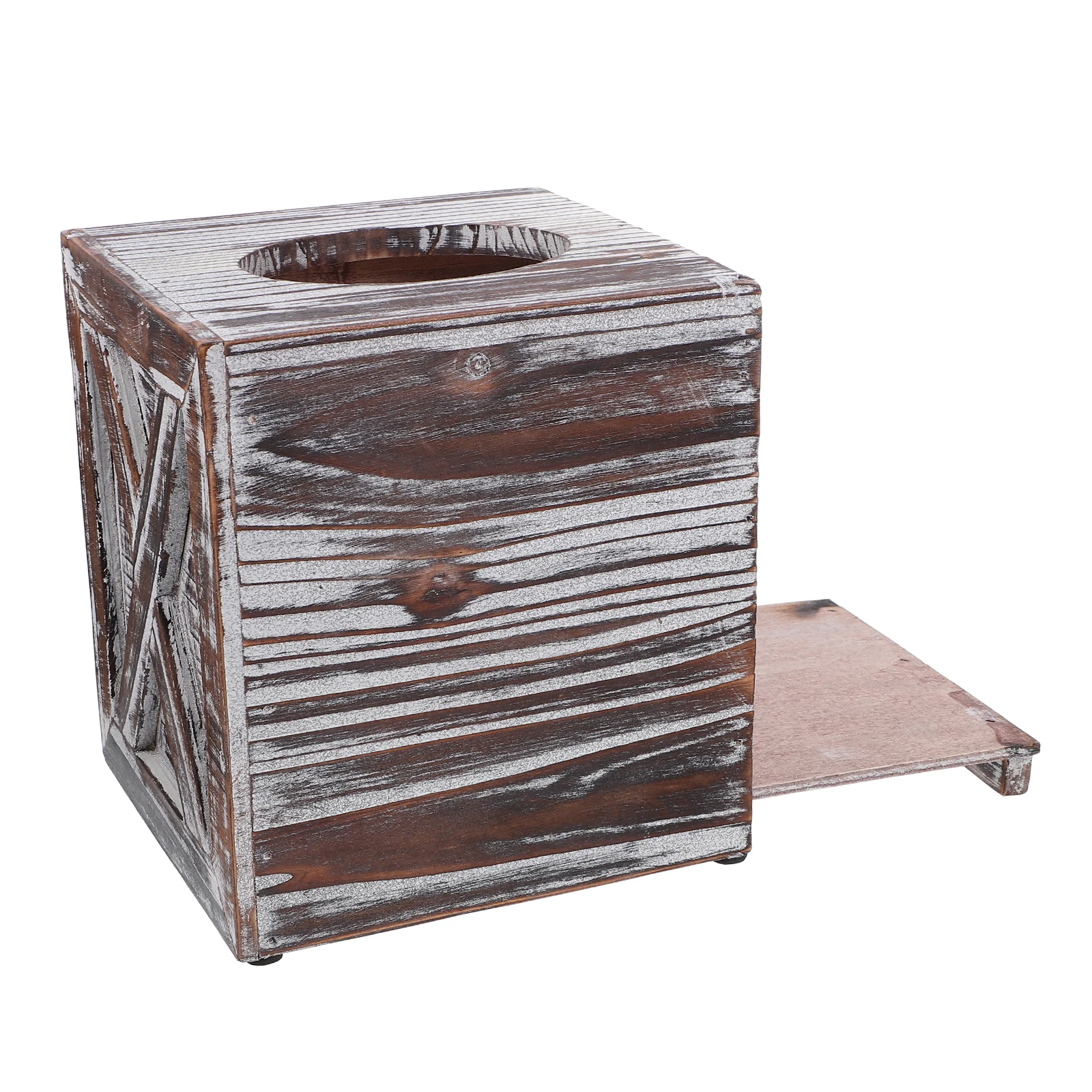 

Tissue Box Facial Holder Household Napkin Storage Holders Bracket Dispenser Wood