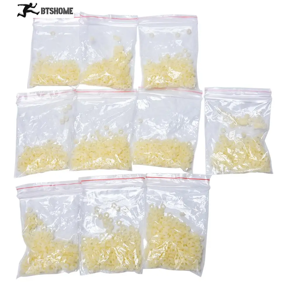 2500PCS/10bags Red Yellow Random Fish Tackle Rubber Bands For Fishing Bloodworm Bait Granulator Bait Fishing Accessories