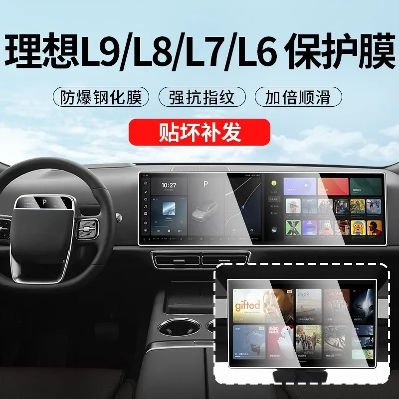 

For Ideal L9 MAX L8 L7 MEGA 2024 Car Central Control Screen Navigation Anti Scratch TPU Protection Film Navigation Membrane Film