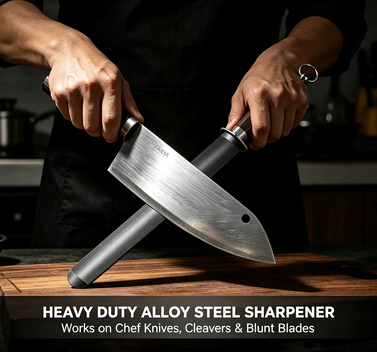 

10000 Grit Ultra Fine Sharpening Rod, Professional Butcher Knife Sharpener Flat Stick for Meat Stall & Restaurant