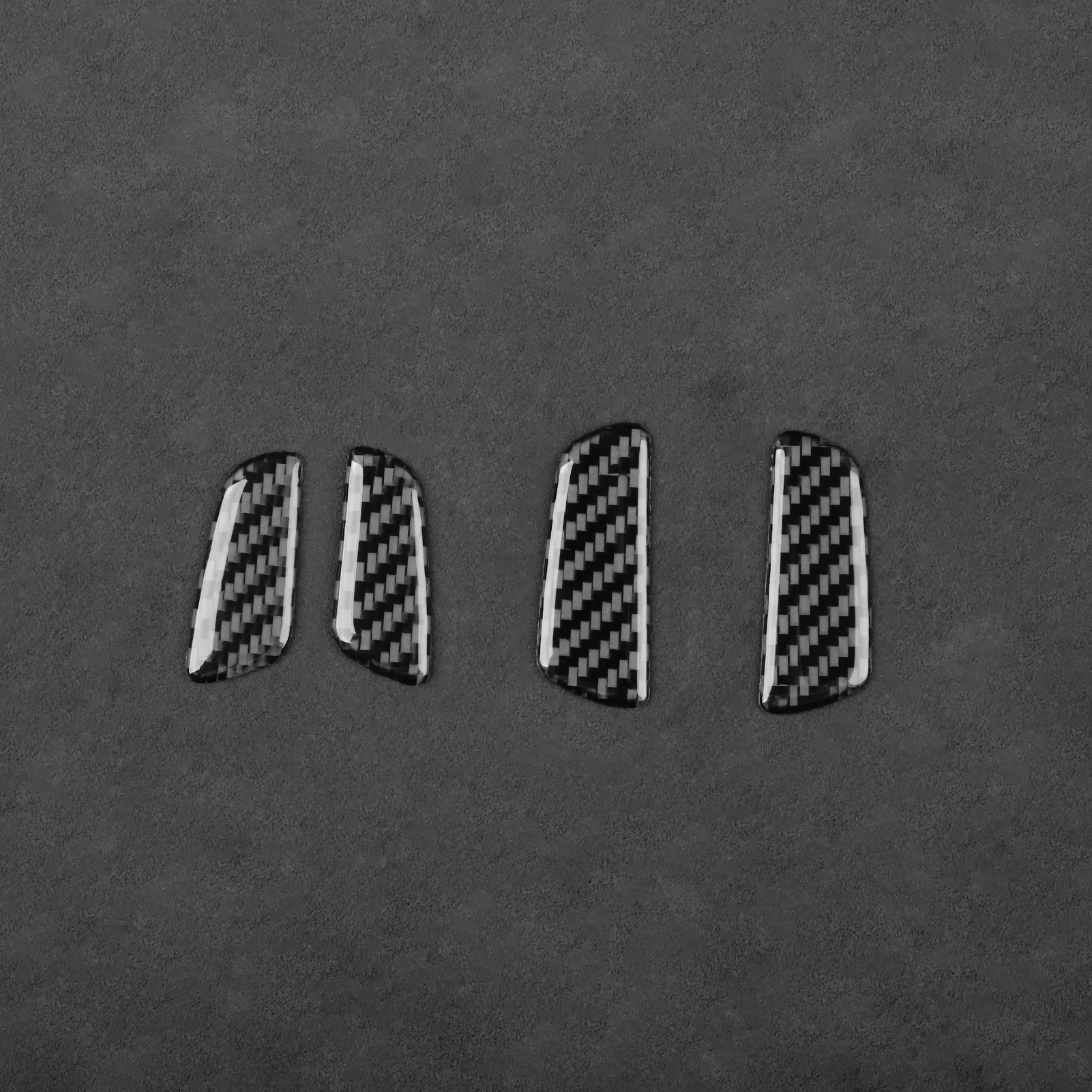 ألياف الكربون الحقيقية اكسسوارات السيارات مقعد تعديل زر الكسوة غطاء ناعم ملصق لتويوتا RAV4 XA50 2020 2021 2022 2023 2024