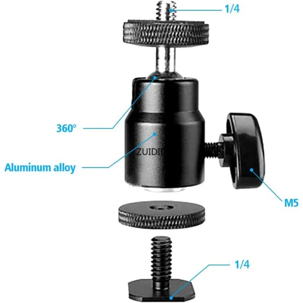 ZUDIDI CNC Metal Camera Super Clamp Mount with 1/4\