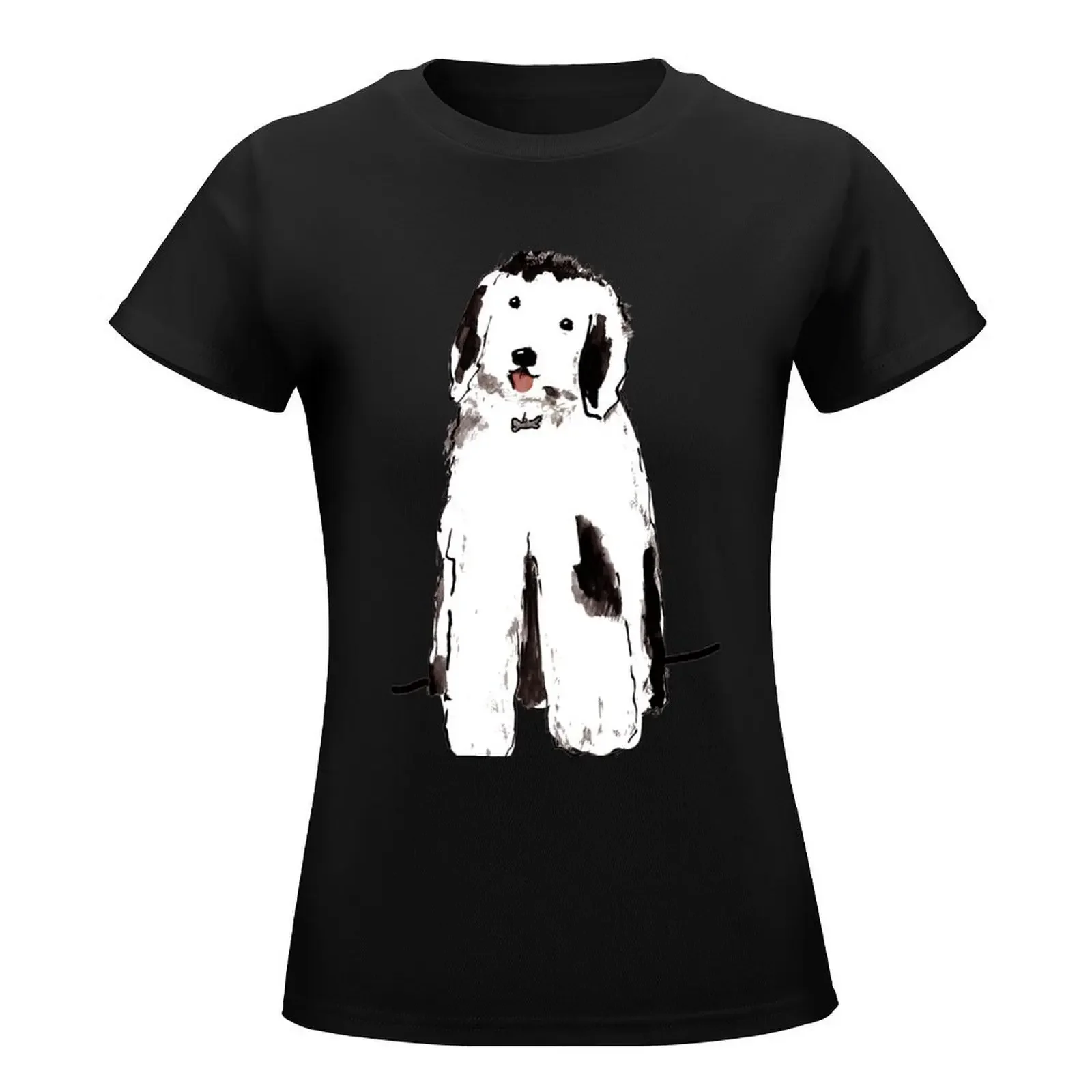 Old English Sheepdog T-Shirt graphics cute tops t-shirts for Women pack