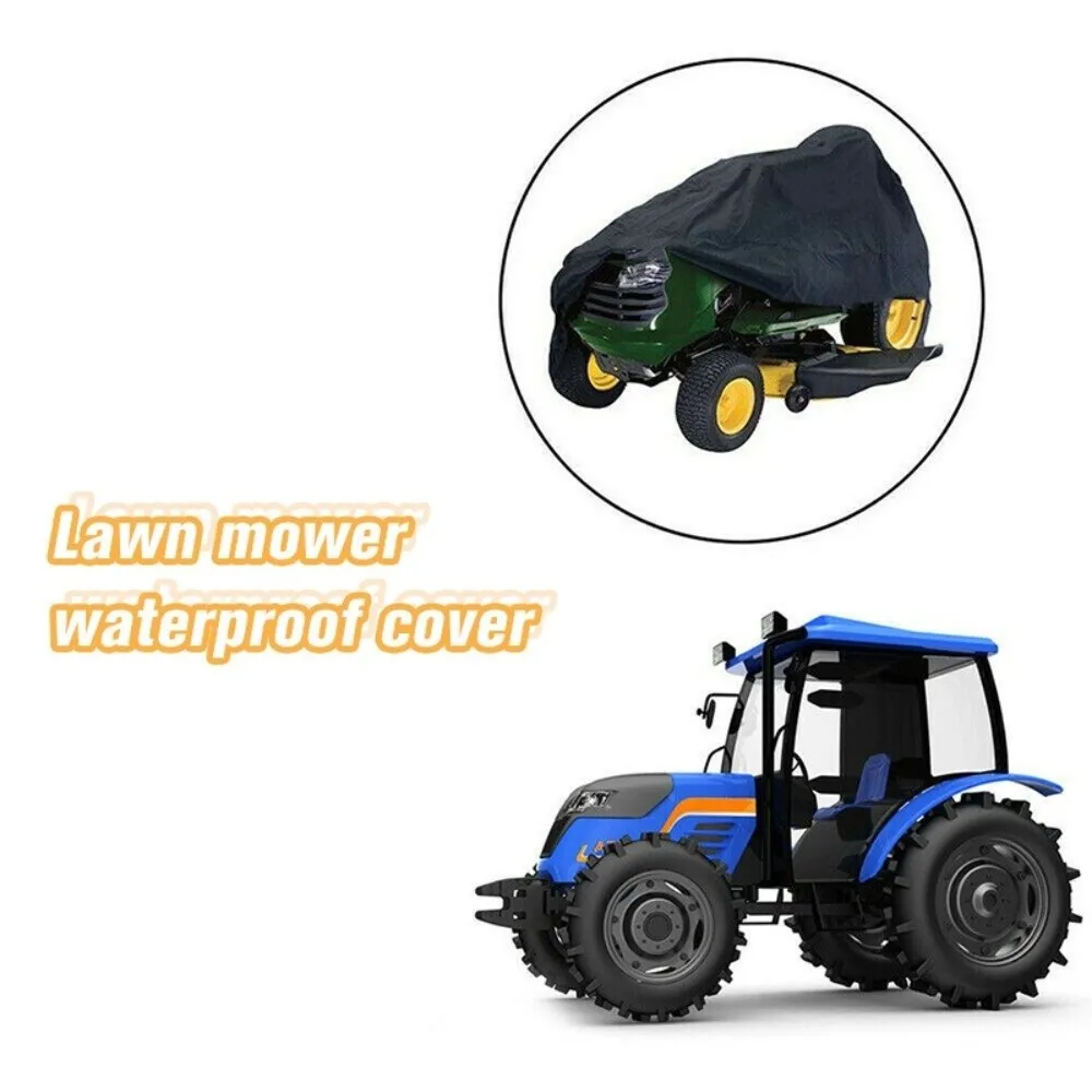 Oxford Riding Lawn Mower Cover Water Resistant Durable Waterproof Cover Heavy Duty Breathable LawnMower Covers Outdoor Equipment