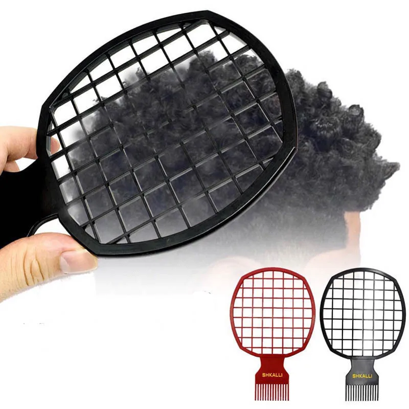 

4Pcs/Lot Twist Dirty Plait Comb Barbershop Perm Brush Black Curly Hair Styling Tools HA2123