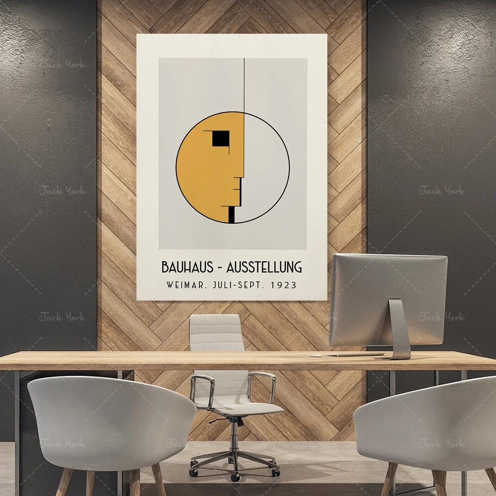 Bauhaus Art Exhibition poster, Bauhaus Exhibition print, Herbert Bayer poster, Bauhaus Print, Walter gropius, Bauhaus art exhibi