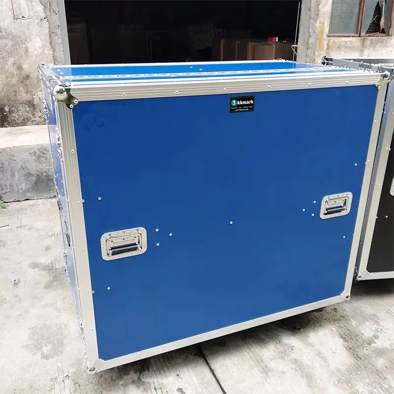 2019 New Dual 12U Utility Flight Case with Side Table 3