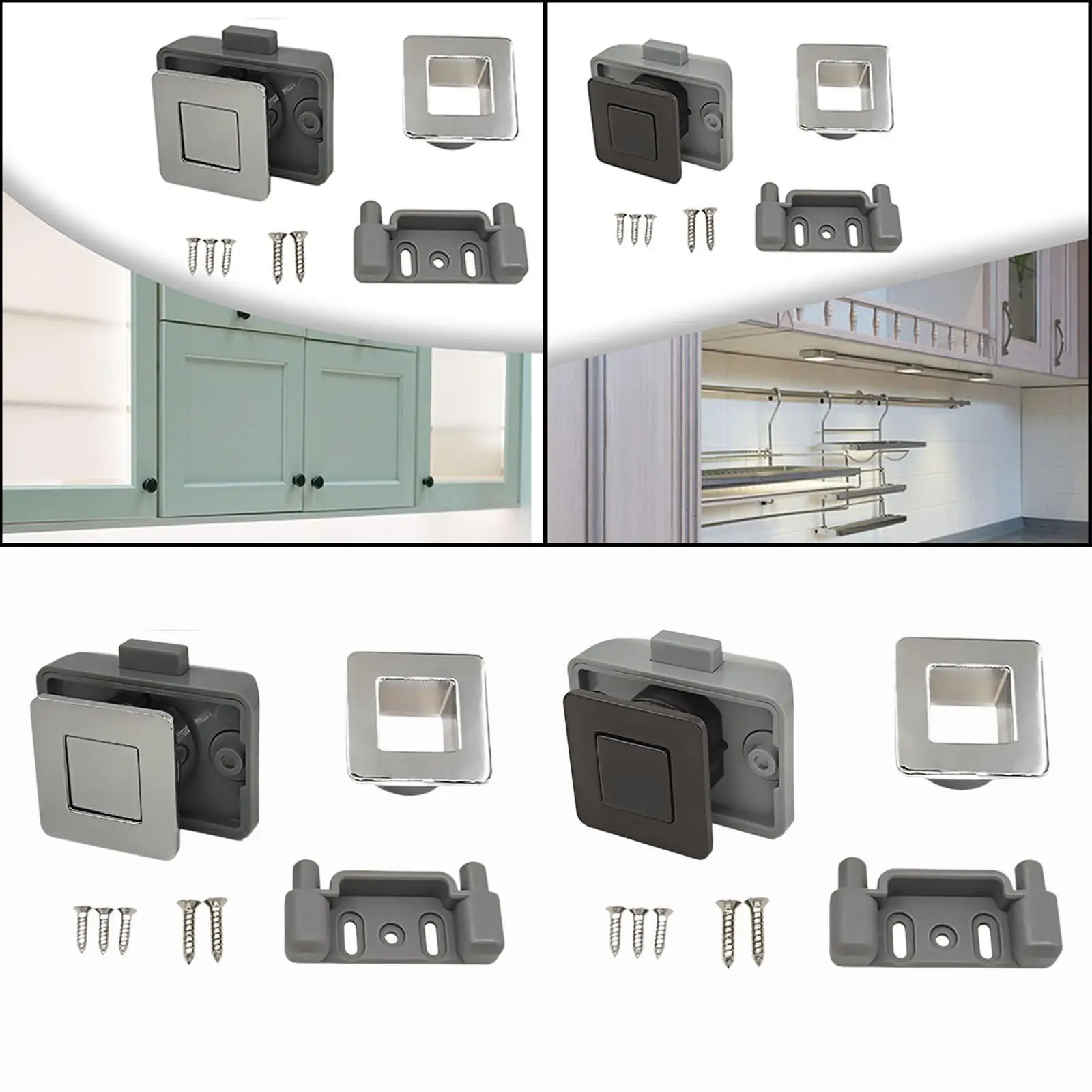 Blocco a pulsante Camper Blocco a pressione per auto Professionale Keyless Square Bss302-1 Push