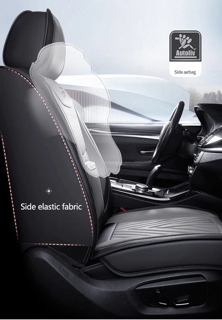 1pic الجلود مقعد السيارة يغطي ل MG MG4 مولان ZS HS EV MG5 MG6 لكزس CT200h GS IS250 ES300h NX300h اكسسوارات السيارات مقاوم للماء #4