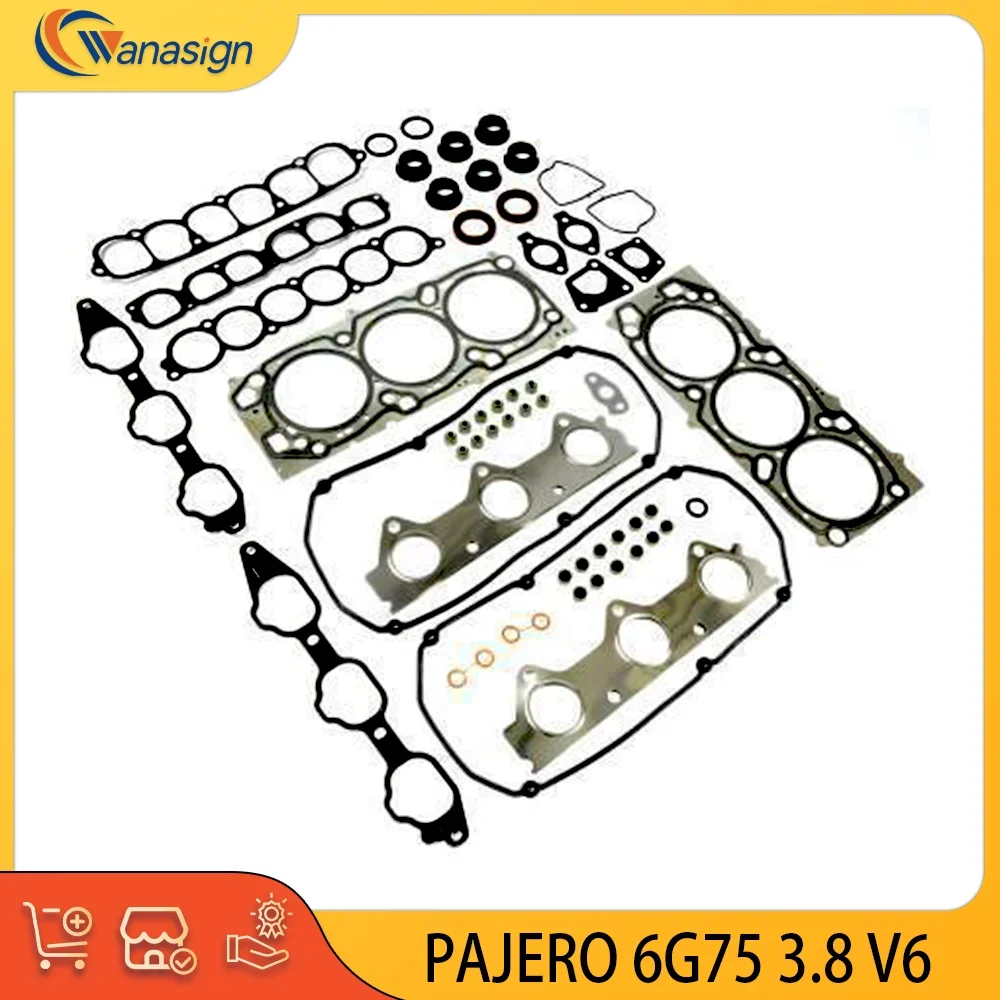 

ENGINE PARTS Full Gasket Set Fit 3.8 L Gas For MITSUBISHI PAJERO 3.8L V6 2006-2024