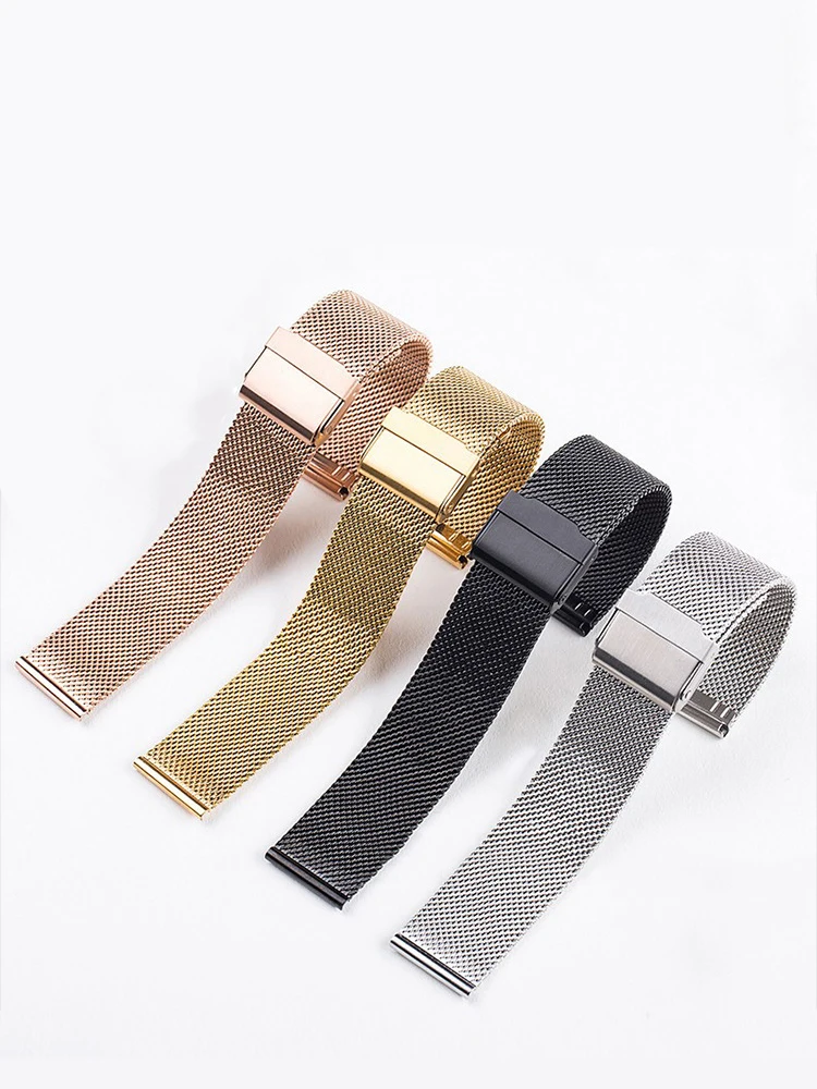Correa de reloj para reloj DW, correa milanesa 8 12 13 14 15 16 17 18 19 20 21 22 24mm, herramientas de correa de reloj de acero para hombres y mujeres