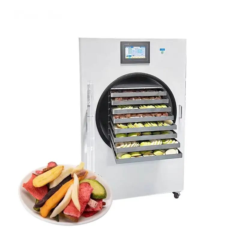 WiFi Remote Control Household HFD-5 Five Trays 5KG 7KG Small Compact Vacuum Sublimation Dryer Lyophilizer Freeze Drying Machine