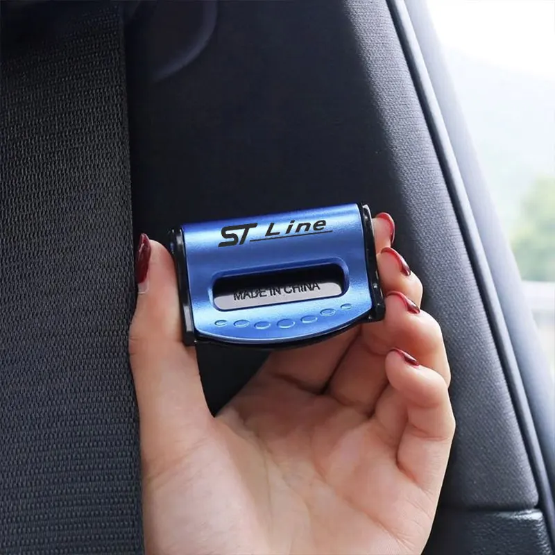 Clip per cintura di sicurezza per auto limitatore di fibbia regolazione della tenuta per Ford ST-line Focus 2 3 Mondeo Ecosport Kuga Mk4 Fiesta