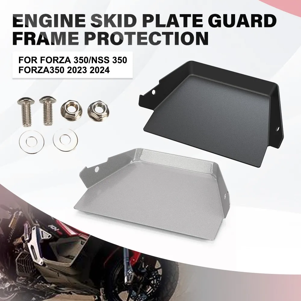 

For Honda FORZA 350 NSS 350 Forza350 2023 2024 Motorcycle Accessories Skid Plate Bash Frame Guard Chassis Protector Engine Cover