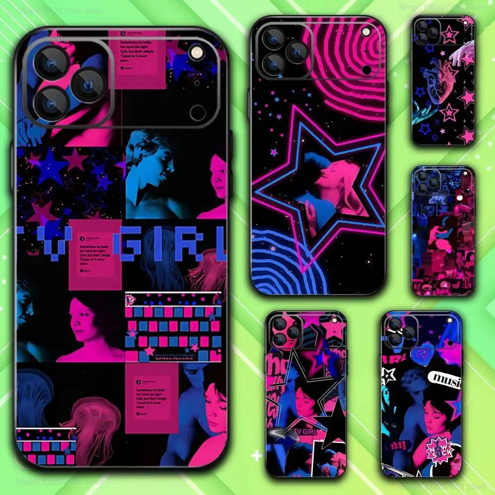 

Pop Tv Girl Music Phone Case For iPhone 17,16,15,14,13,12,11,Plus,E,Air,Pro,Max,Mini Black Cover