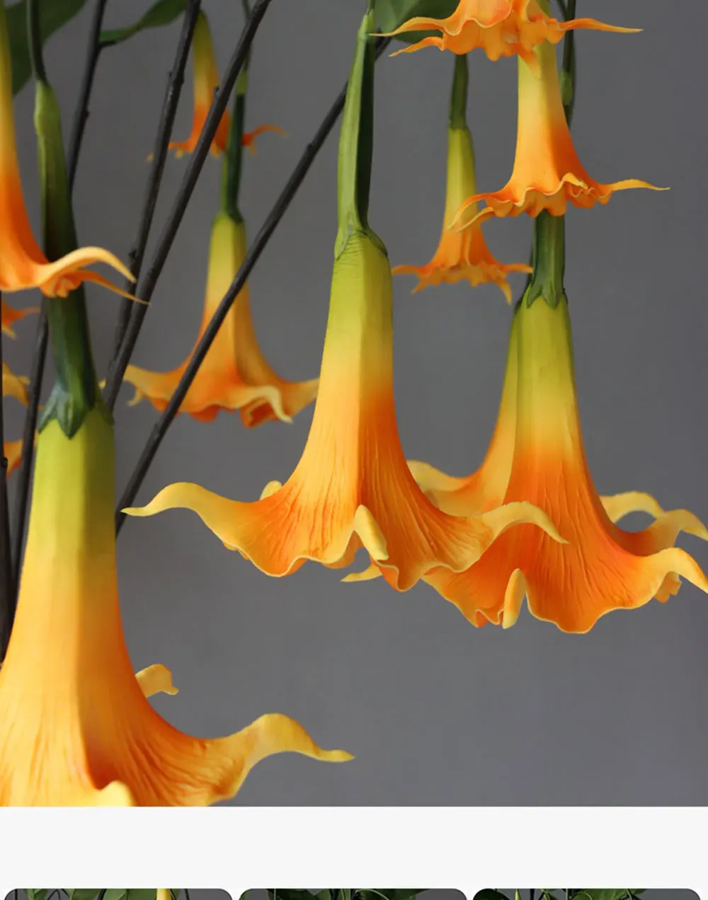 Hochwertige künstliche Blumen aus PU mit echtem Touch-Design – Wandbehang für Hochzeitsfeiern | Blumendekoration für Zuhause, Wohnzimmer, Garten – Detail 6