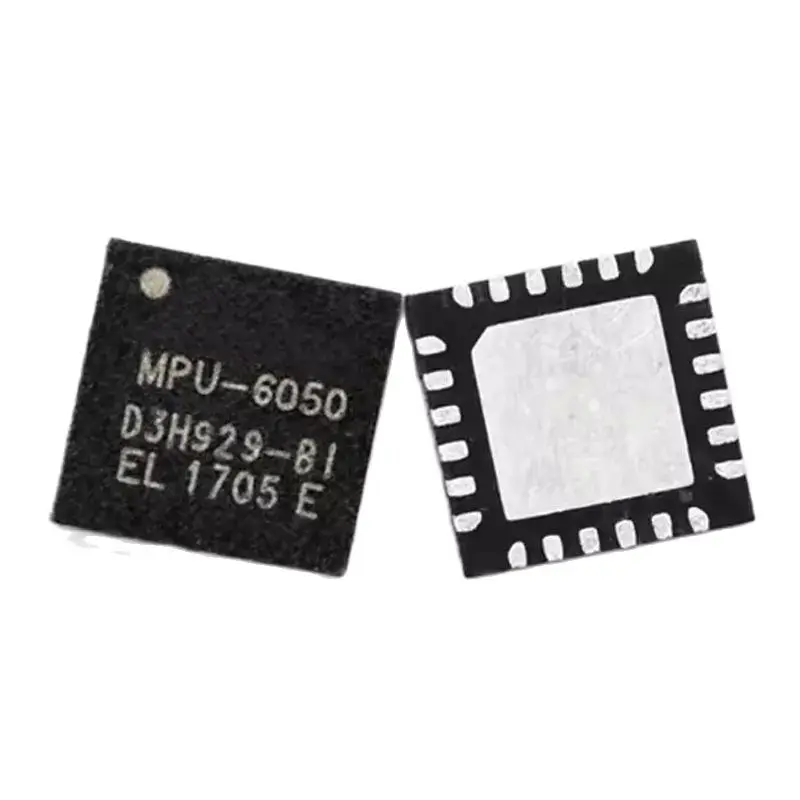 MPU-6050 QFN-24 MPU 6050 MPU6050 QFN24  Sensor Chip IMU GYRO 3-AXIS I2C Gyroscope 9-axis Programmable Accelerometer Chip