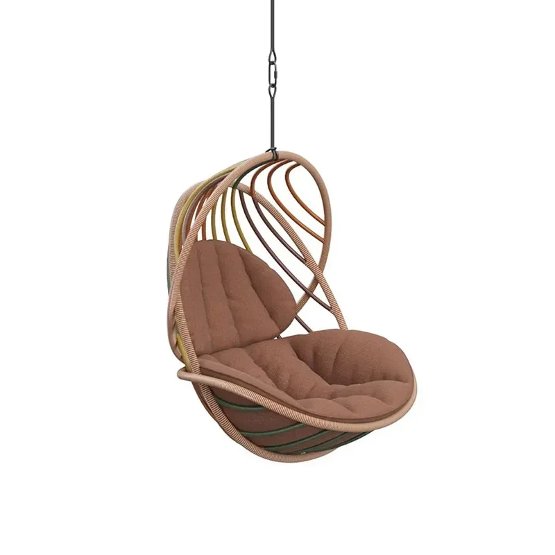 

Подвесное кресло-качели для улицы и дома, плетеное, в стиле «птичье гнездо», для балкона, для отдыха, популярное среди интернет-знаменитостей