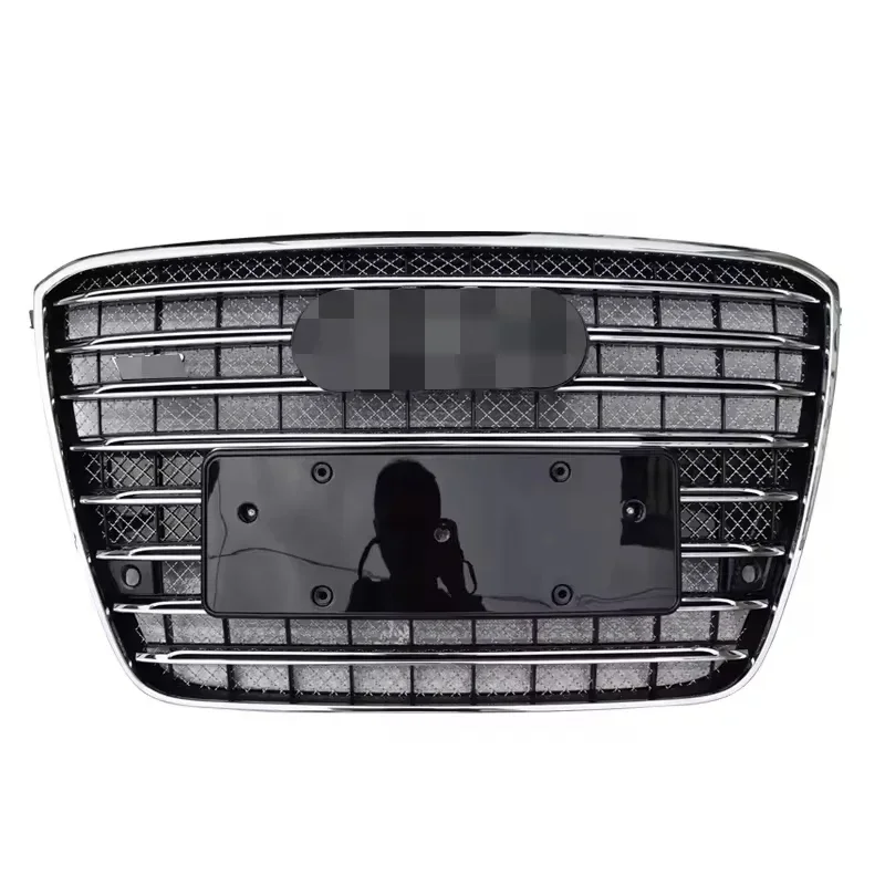 High Quality A8 2011-2014 front bumper grille w/license plate Fits For Audi A8 W12 grille