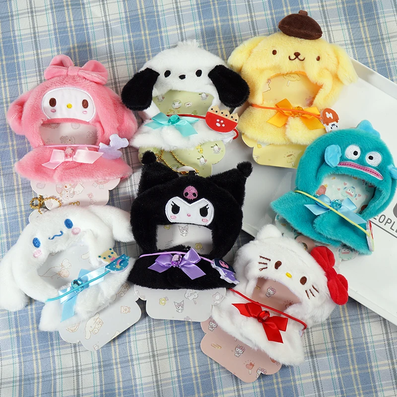 Labubu Clothing Sanrio Series Replacement Clothing kuLomi Laurel Dog Mantle Pudding Dog Melody Doll Jacket Cloth Accessories