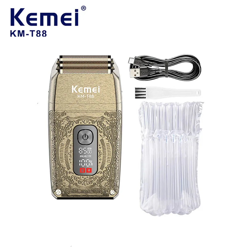 Kemei Rasoio Ricaricabile Macchina Da Uomo Rasoio Elettrico Impermeabile Barbiere Stile Professionale Artigianale Taglio Dei Capelli Barba Trimmer T88