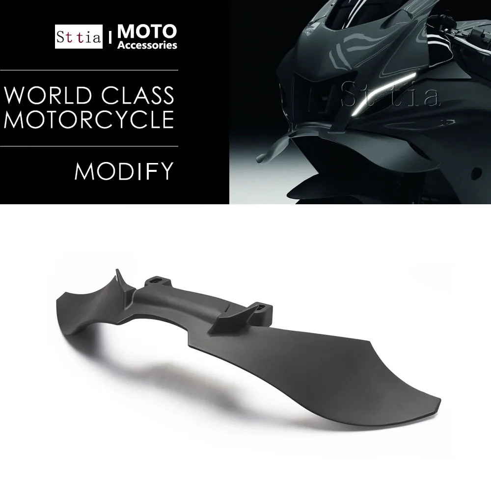 

Для Yamaha YZF R7 YZFR7 YZF-R7 мотоцикла карбоновая прижимная сила голые передние спойлеры Winglet аэродинамическое крыло комплект переднего спойлера
