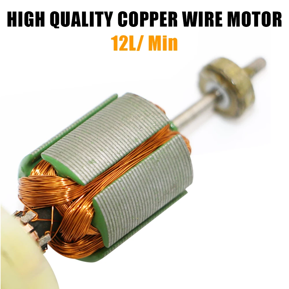 Fuel Transfer Pump 12L/min Mini 12V Aluminum Alloy Shell Car Electric Oil Pump For Pumping Diesel Oil Water Submersible