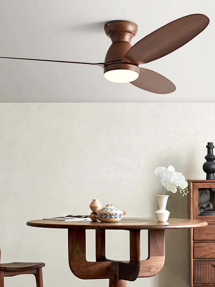 American Modern  Ceiling Fan With Led Light Ceiling Light Fan Ceiling Fans With Lights Led Fan Lamp Remote Control