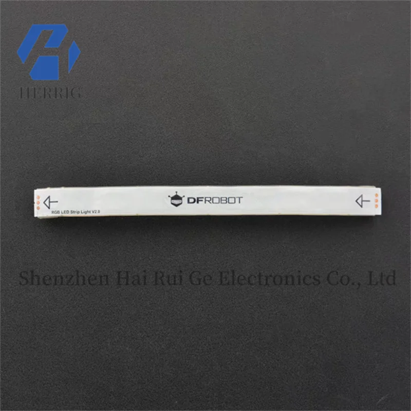 

1PCS DFRobot WS2812 RGB Full Color Light Strip 5V Ambient Light Programmable 7 LED Beads