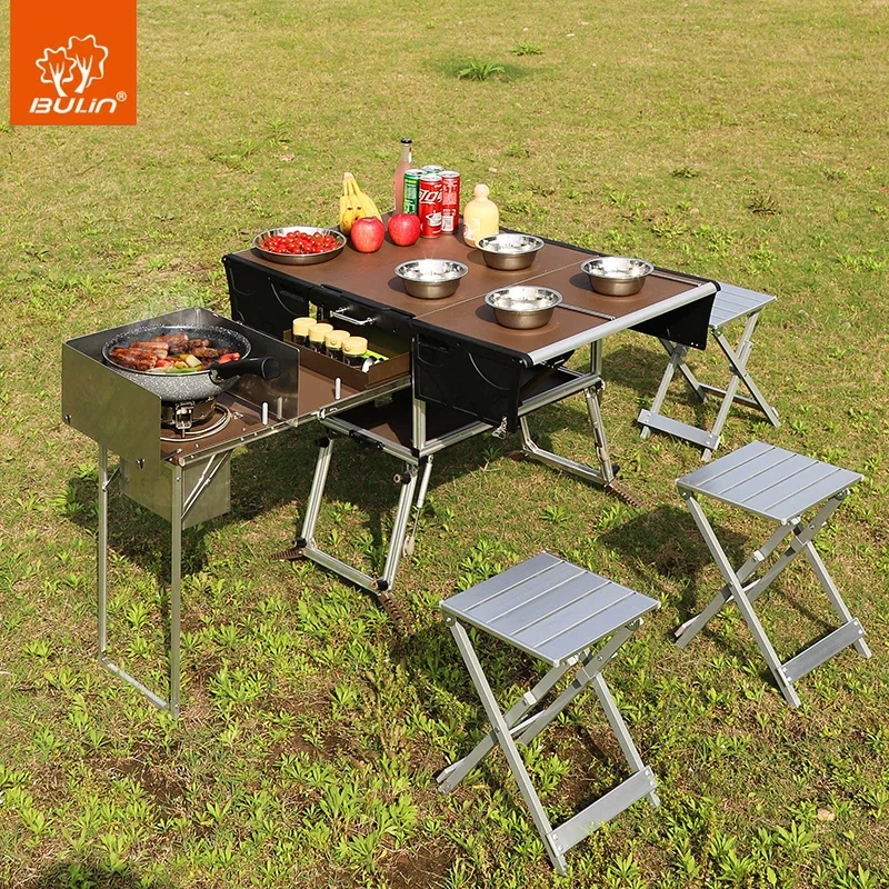 Bulin C650 Quality Protection rv mobile kitchen  portable rv camper motorhome accessories Outdoor Mobile Camping Kitchen