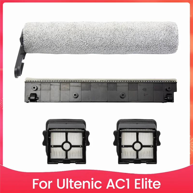 AT69 -Vacuum Replacement Brush Set And Filter Fit For Ultenic AC1 Elite Wet And Dry Vacuum Cleaner Accessories