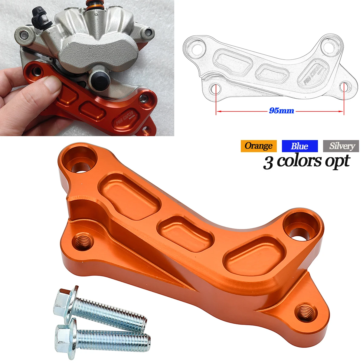 

Aluminum Alloy Disc Brake Adapter Caliper Post Mount Bracket Brake Caliper Adapter for 320 Motorcycle FOR KTM XCF XCW Husqvarna