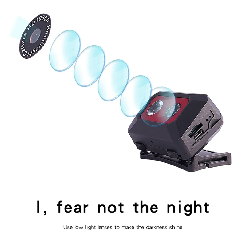 HD 1080p esporte ao ar livre câmera F18 Night Vision filmadora SOS cabeça montado câmeras de ação capacete gravação de vídeo DVR Cam