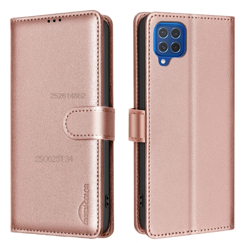 Wallet Flip Anti-theft Case For Samsung Galaxy A12 5G A12s Nacho SM-A125F A127F A 12 Leather Cover RFID Blocking Protective Bags