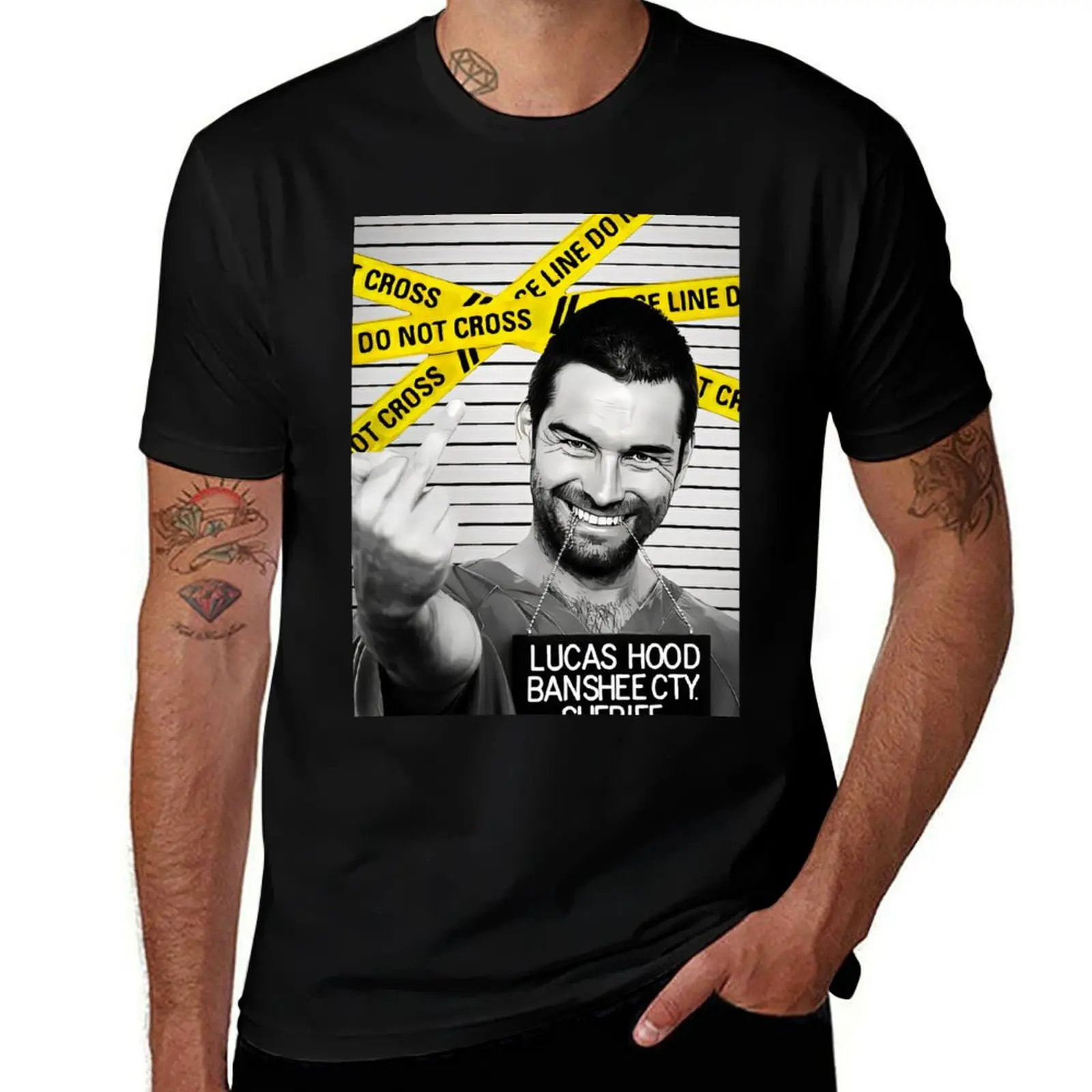Banshee Lucas Hood T-Shirt man t shirts for men casual T-Shirt