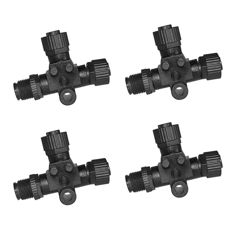For NMEA 2000 T Connector 3 Port T-Shaped Three-Way NMEA 2000 Starter Kit T Connector Starter Kit-N31R