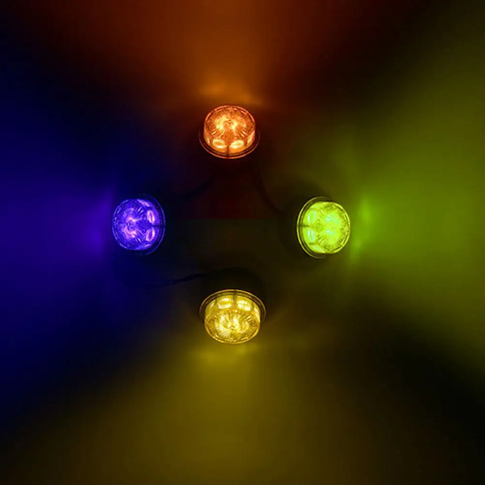 LED Strobe Light Emergency Rotating Traffice Indication Car Flash Beacon Light LED Orange Blue Red Flash Car Warning Light 12v