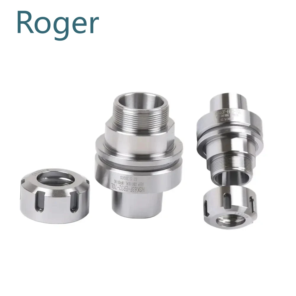 High Precision Balanced Chuck HSK63F HSK63E  ER32 Woodworking Tool Holder Wooden Processing CNC Machine Parts