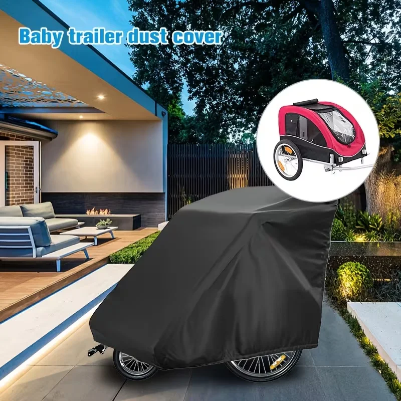 AliExpress NONE Premium Bicycle Trailer Storage Cover – Durable, Weather-Resistant Protection for Kids’and Pet Trailers