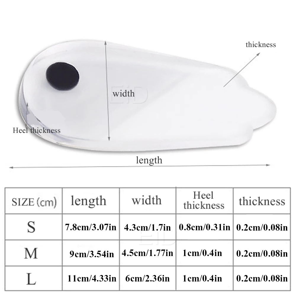 1 Pair Magnets Silicon Orthopedic Insoles Foot Care Tool For Men Women Health Care O/X Type Legs Knee Varus Correction Heel Pads image 6